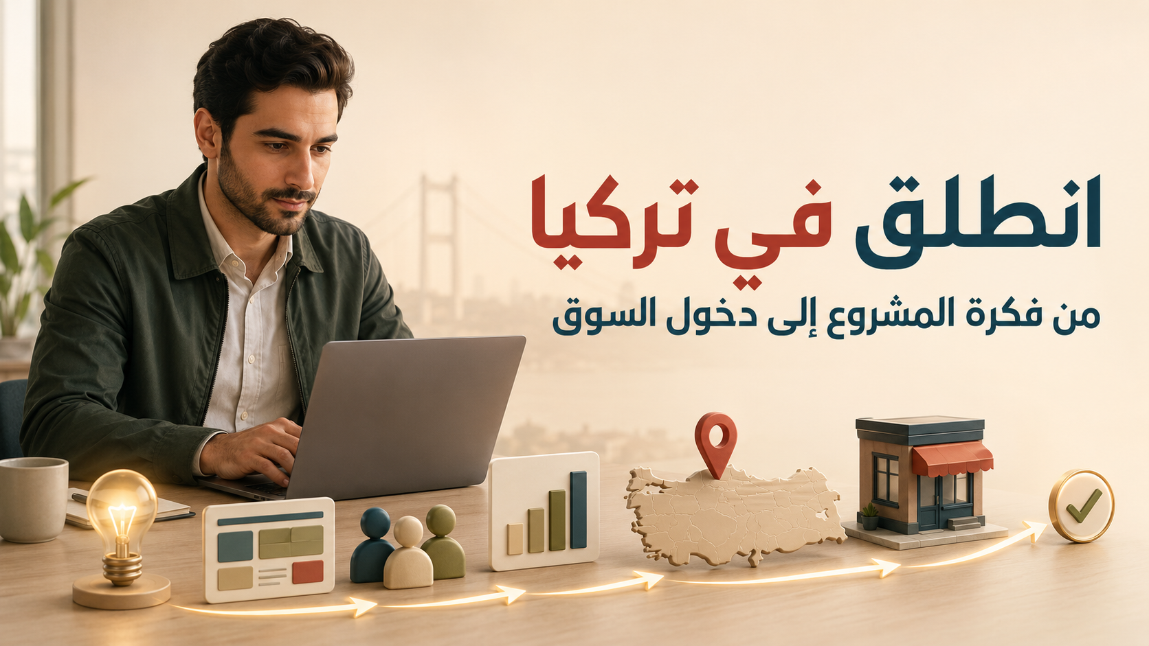 انطلق في تركيا: من فكرة المشروع إلى دخول السوق
